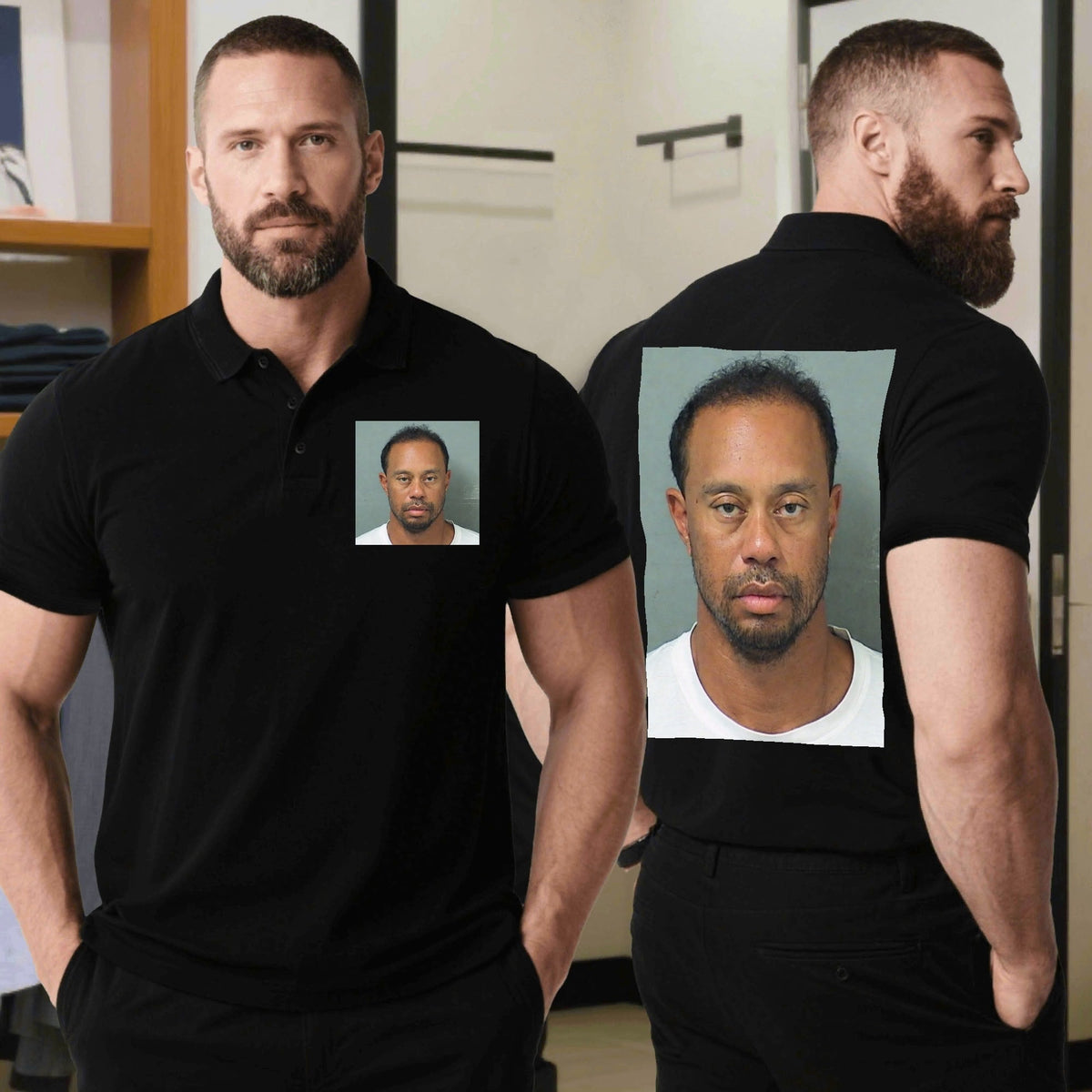 Tiger Woods 2017 Mugshot Polo