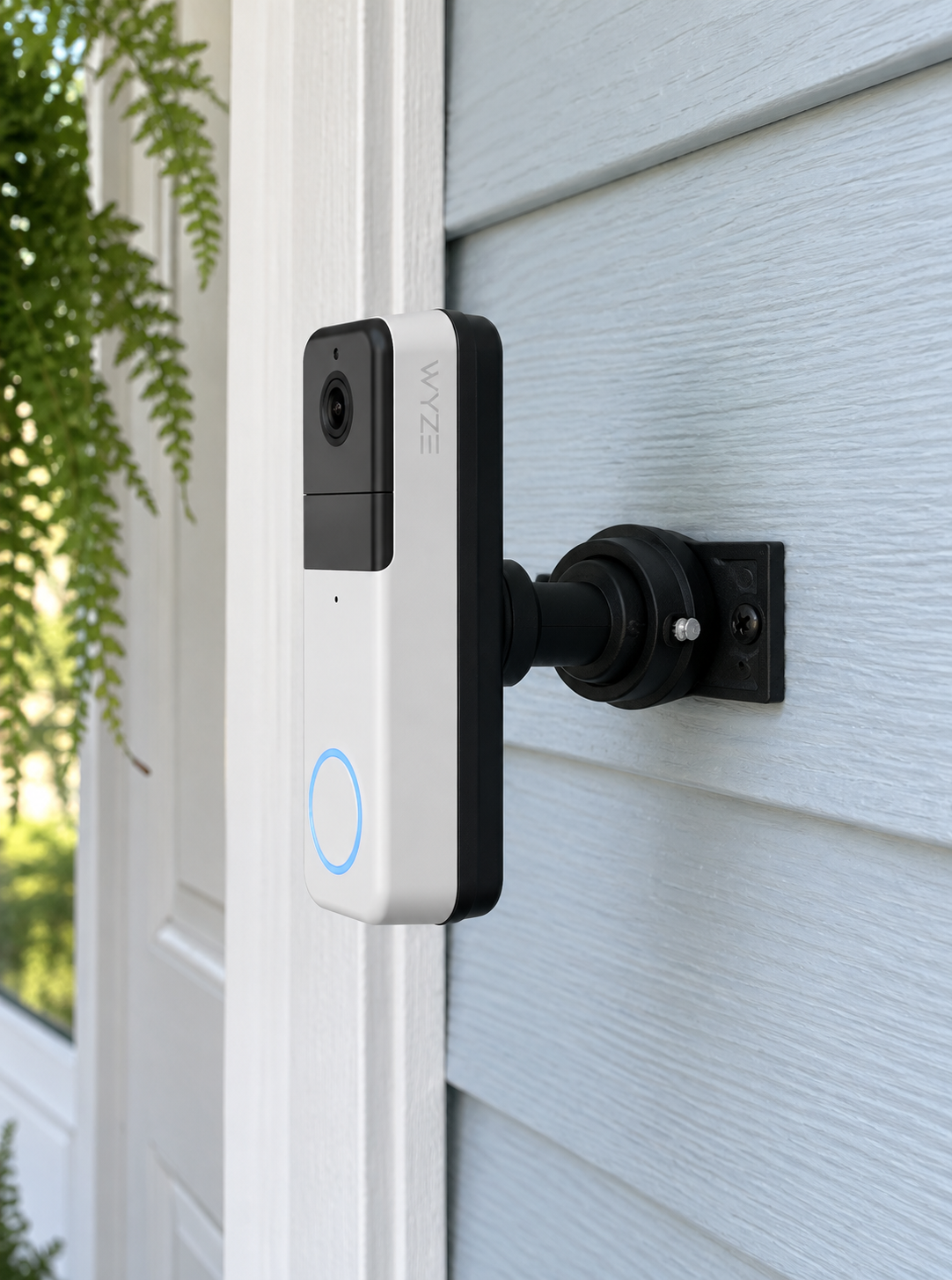 15-90° Adjustable Swivel Mount for Wyze Wireless Video Doorbell Pro (Battery + Chime, 2022) | 1440p 1:1 | Two-Axis Tilt & Swivel